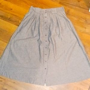 Vintage button up skirt